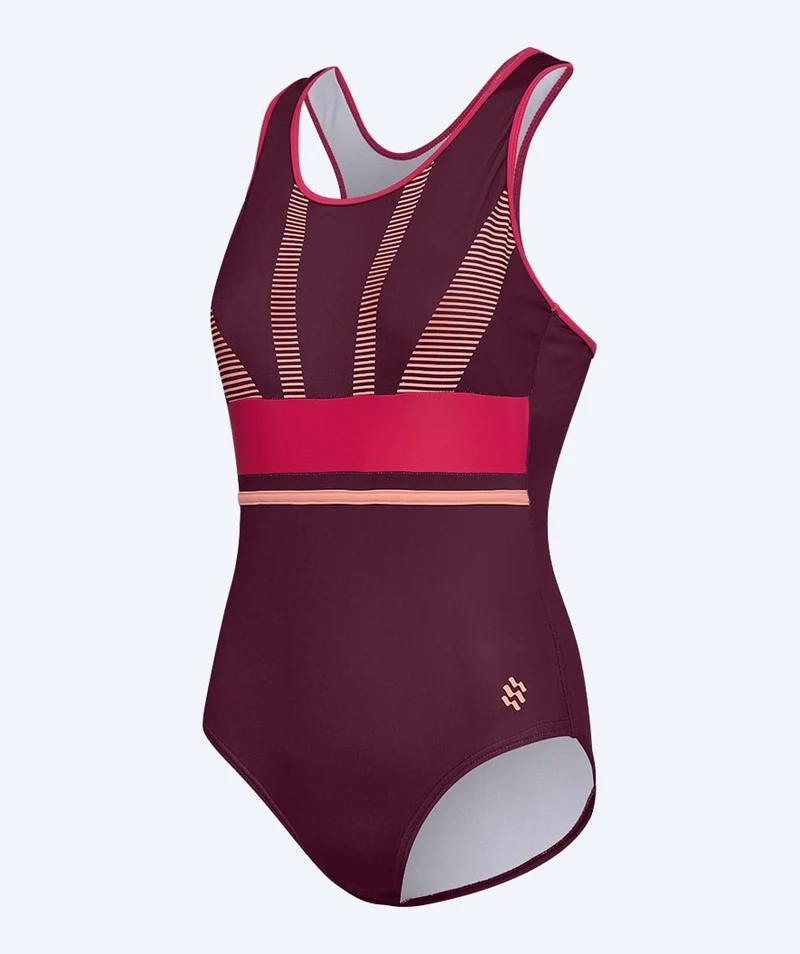 Watery Badeanzug für Damen - Conway - Lila/Hellrosa