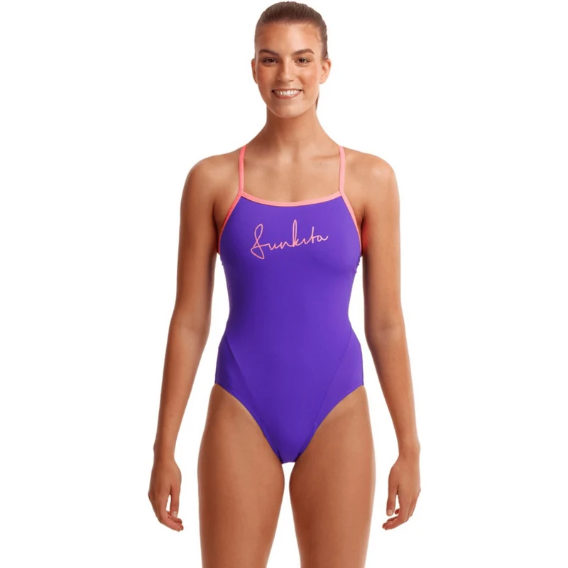 Funkita Purple Punch Single Strap One Piece Ladies Swimsuit