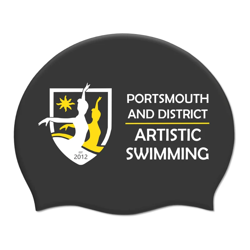 Portsmouth and District Artistic Swimming Team Silicone Suede Swimming Cap