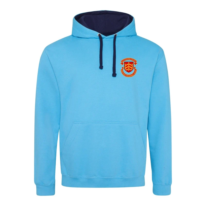 Gloucester County ASA Relay Championships 2025 Hoodie - Hawaiian Blue / Oxford Navy