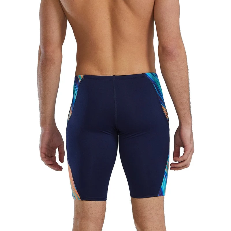 TYR Riptidal Durafast Elite Blade Splice Men's Jammer - Teal/Orange