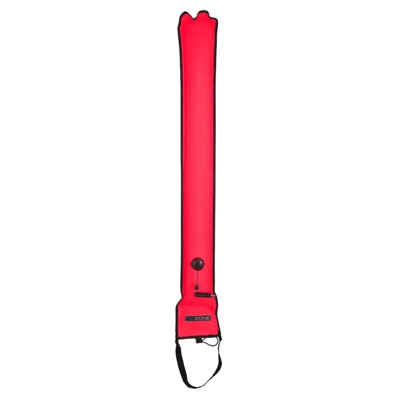 DIRZONE alert marker 122cm with duckbill, small OPV orange 122cm