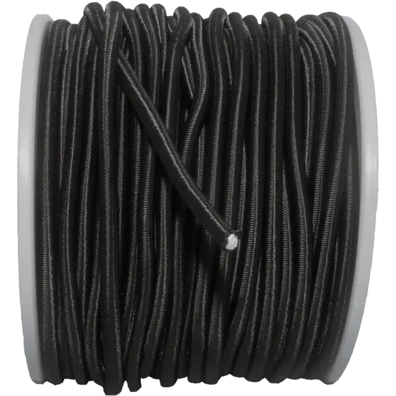 Bungee Cord 8mm black Bungee Cord, 8 mm, 1 m