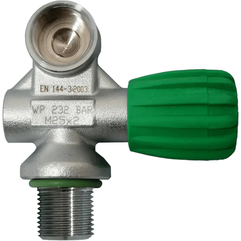 Mono Valve DIN144-3, 232 Bar M26x2 left matt chrome M25x2 M26x2 232bar