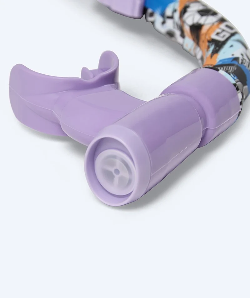 Watery Combo Schnorchelset für Junioren (8-15) - Riku Camo - Lila