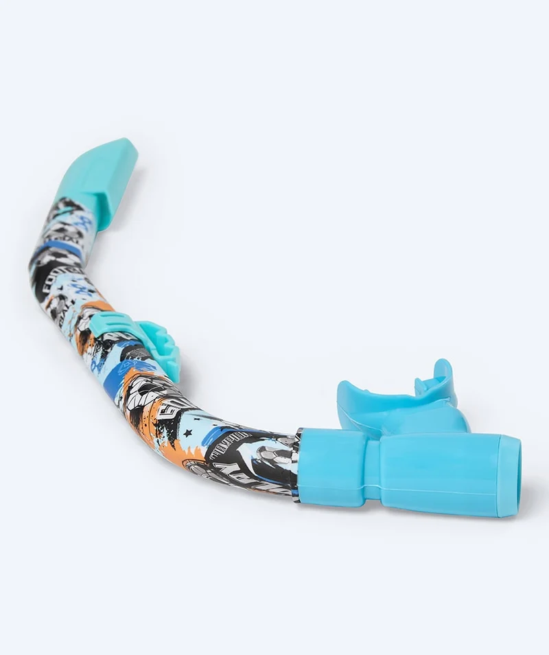 Watery Combo Schnorchelset für Junioren (8-15) - Riku Camo - Blau