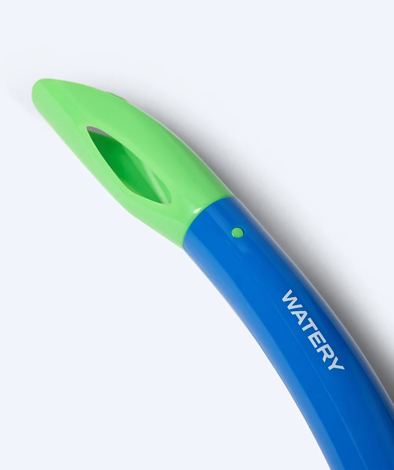 Watery Schnorchelset für Kinder (4-10) - Tropical - Blau/Grün