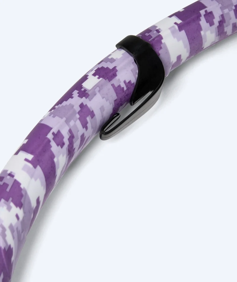 Watery Schnorchel für Erwachsene (ab 12 Jahre) - Rudder Camo - Lila