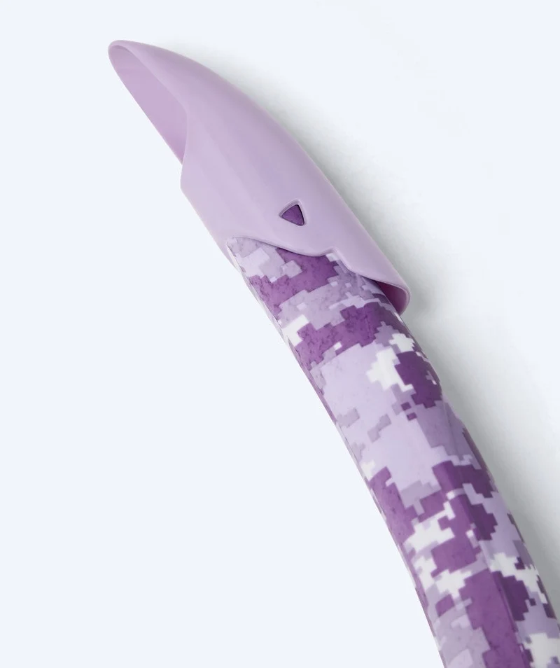 Watery Combo Schnorchelset für Erwachsene - Rudder Camo - Lila