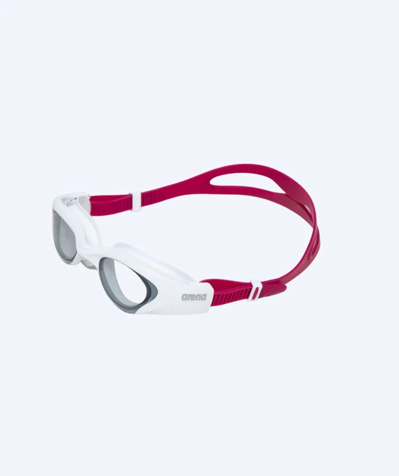 Arena Schwimmbrille für Damen - The One - Weiß/Lila (Smoke Scheiben)