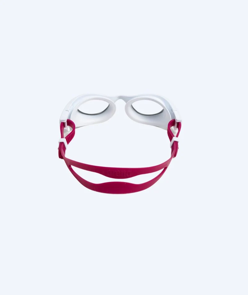 Arena Schwimmbrille für Damen - The One - Weiß/Lila (Smoke Scheiben)