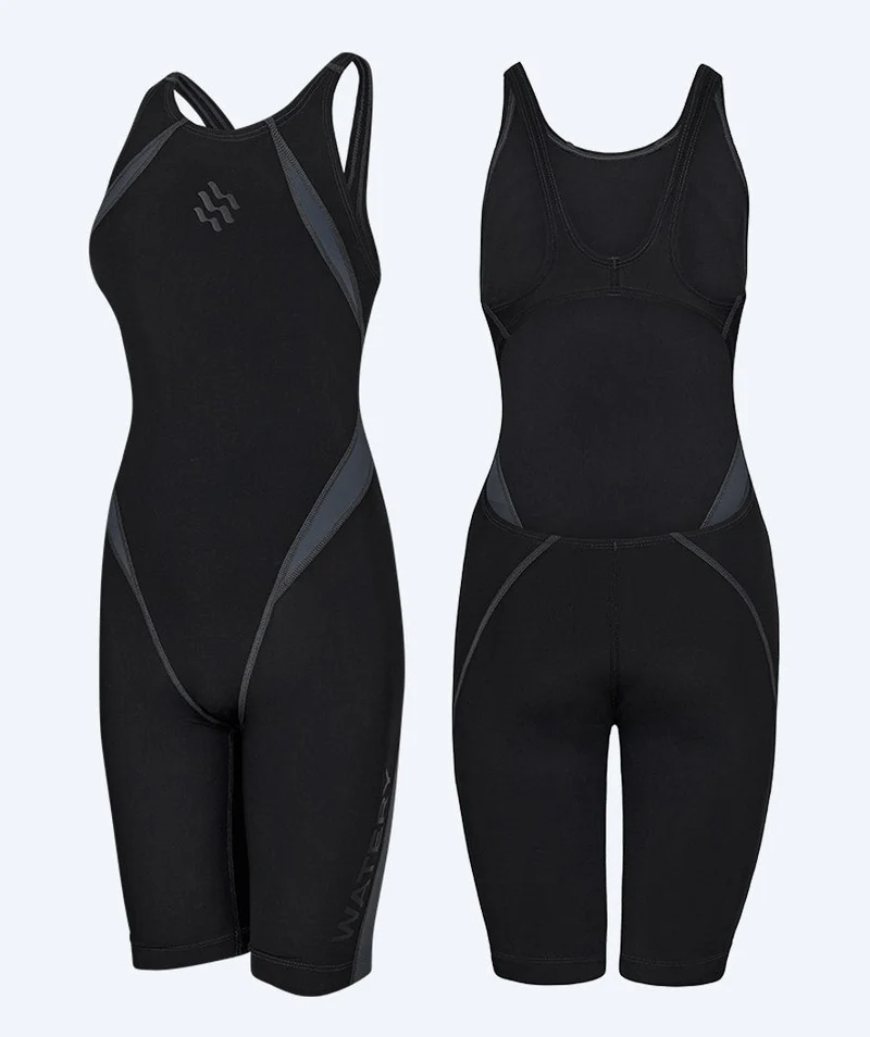 Watery Wettkampf Badeanzug für Damen - Rapidskin 2.0 - Schwarz