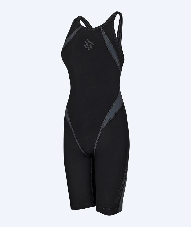 Watery Wettkampf Badeanzug für Damen - Rapidskin 2.0 - Schwarz