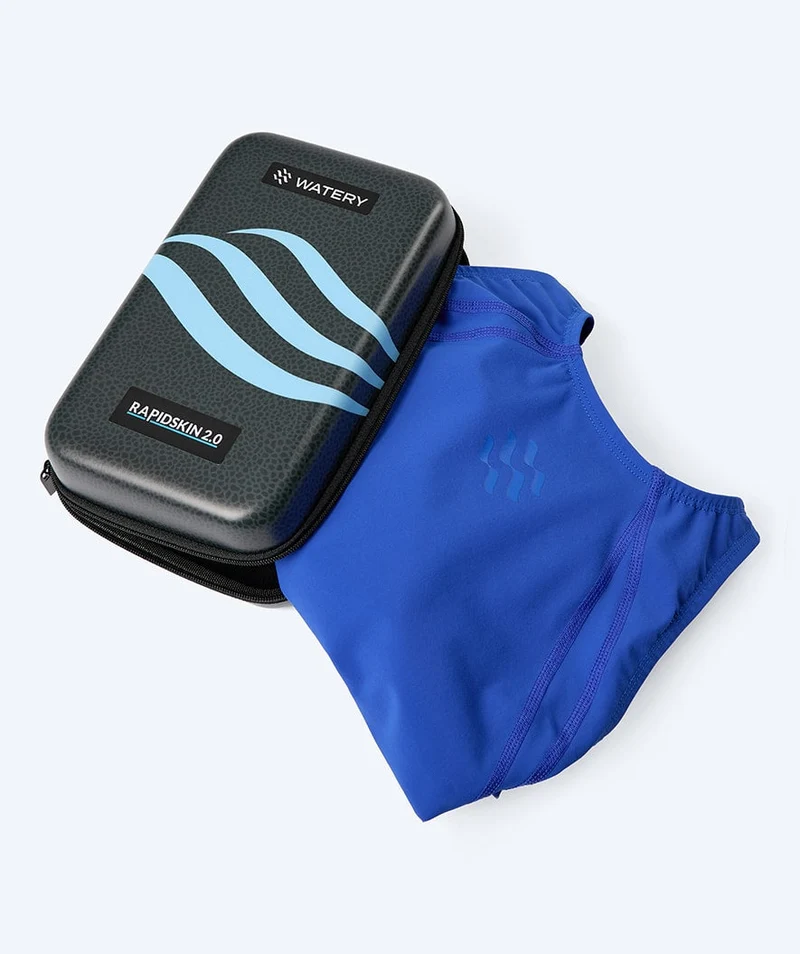 Watery Wettkampf Badeanzug für Damen - Rapidskin 2.0 - Blau