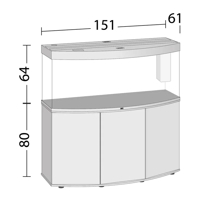 Juwel Vision 450 LED SBX 450l Aquarium Kombination