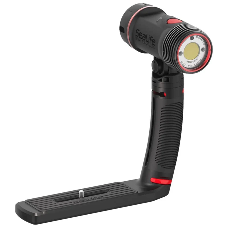 Sea Dragon 3000F LED Foto/Video Licht mit Schiene und Griff