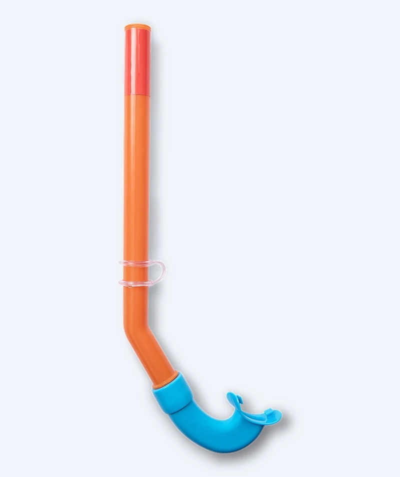 Watery Schnorchelset für Kinder (4-10) - Pulina/Bimasha - Orange/Dunkelblau