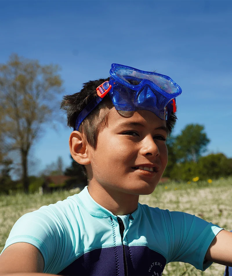 Watery Schnorchelset für Kinder (4-10) - Winslet/Bimasha - Blau/Dunkelblau