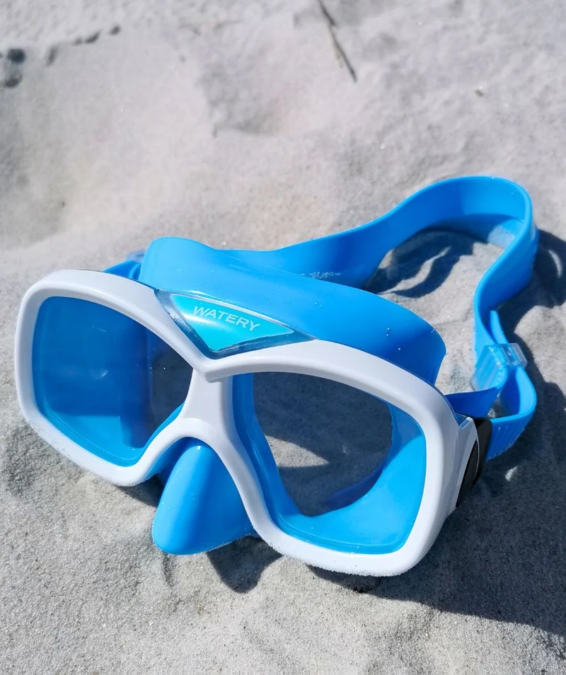 Watery Schnorchelset für Kinder (8-15) - Misu/Fleetwood - Blau/Blau