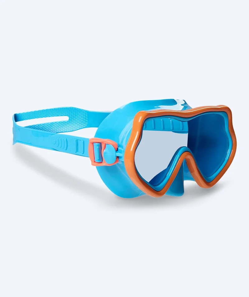 Watery Tauchmaske für Kinder (4-10) - Pulina - Blau/Orange