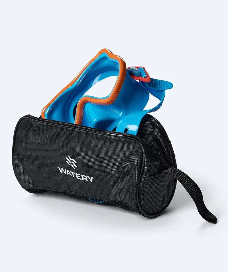 Watery Tauchmaske für Kinder (4-10) - Pulina - Blau/Orange