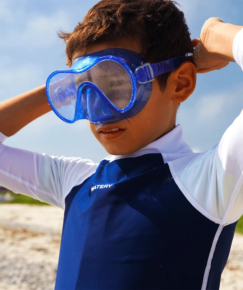 Watery Tauchmaske für Junioren (8-15) - Jubal - Blau