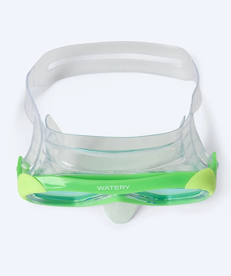 Watery Tauchmaske für Kinder (4-10) - Shore - Grün/Blau
