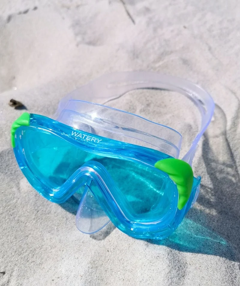 Watery Tauchmaske für Kinder (4-10) - Shore - Blau/Blau