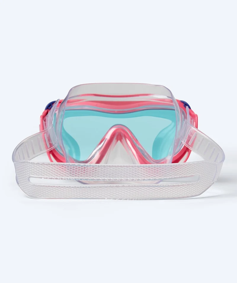 Watery Tauchmaske für Kinder (4-10) - Shore - Hellrosa/Blau