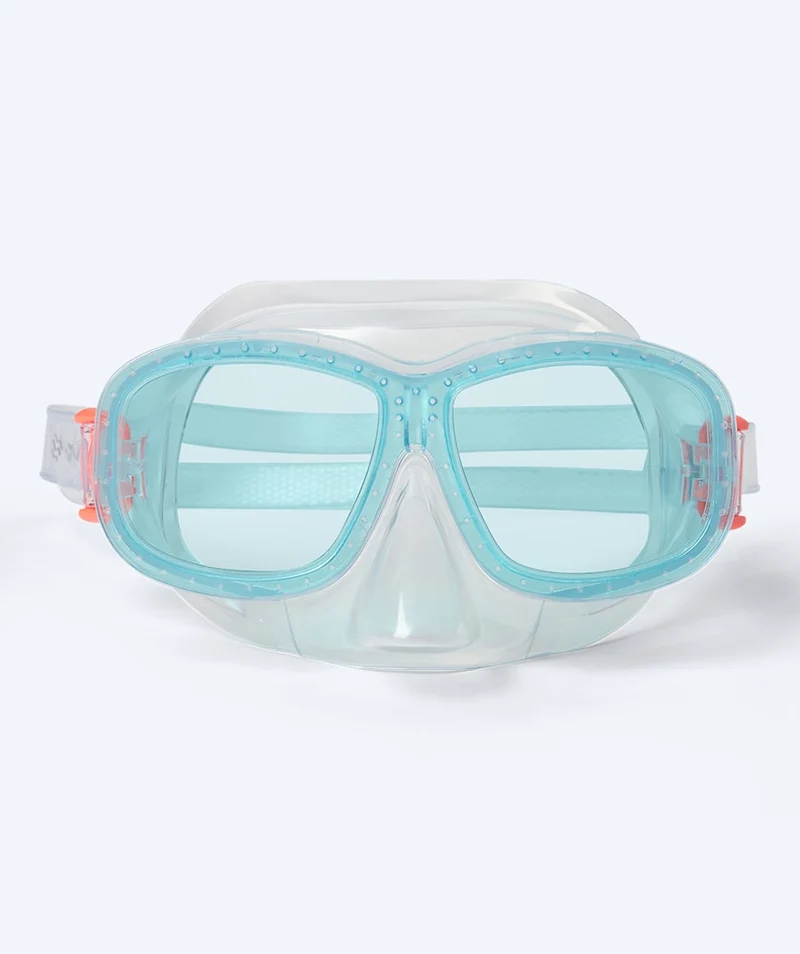 Watery Tauchmaske für Kinder (4-10) - Wyre - Weiß/Blau