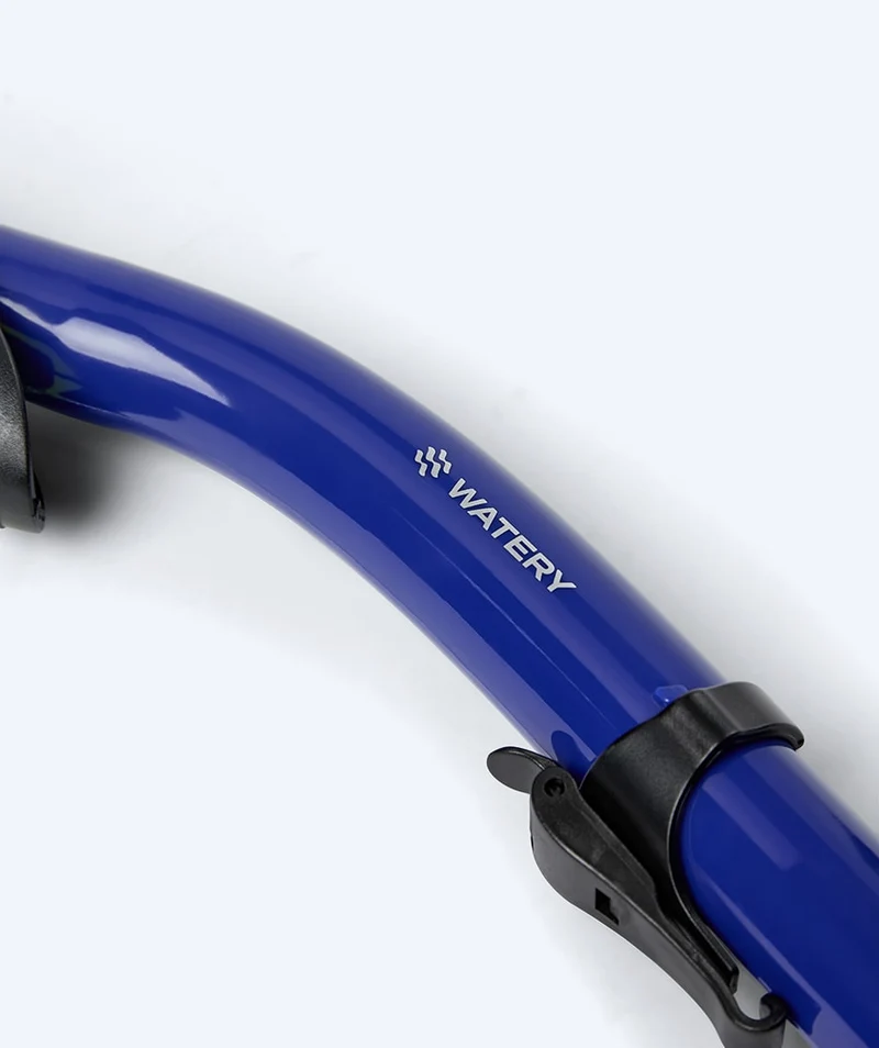 Watery Schnorchel für Erwachsene (ab 15 Jahre) - Leach Pro - Blau/Gelb