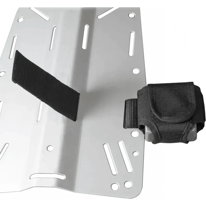 DIRZONE Trim Weight Pocket w. Velcro for Backplate black 2pcs, f. backplate