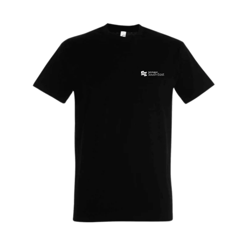 Swim England South East Masters Championships 2025 T-Shirt - Deep Black
