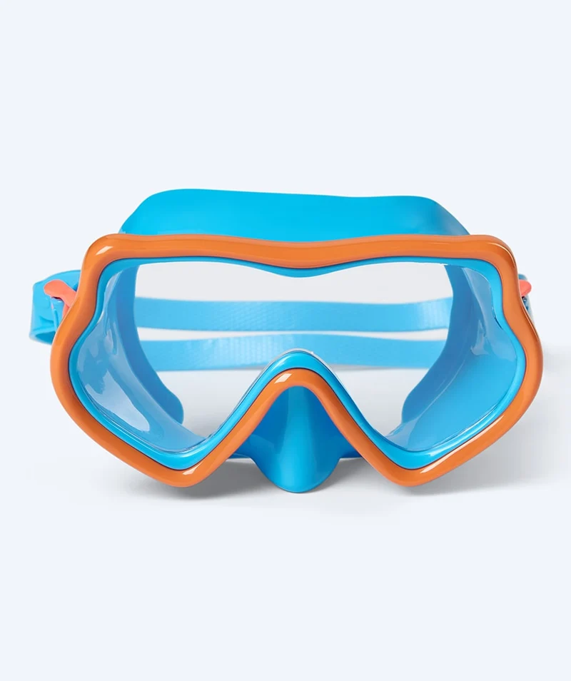Watery Combo Schnorchelset für Kinder (4-10) - Pulina - Blau/Orange