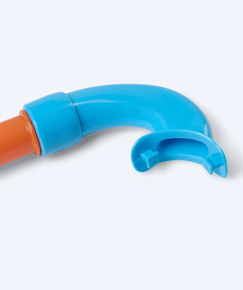 Watery Combo Schnorchelset für Kinder (4-10) - Pulina - Blau/Orange