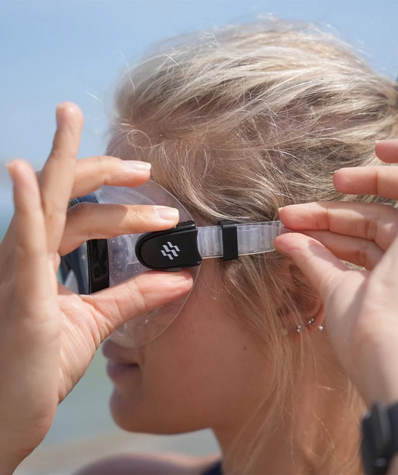 Watery Combo Schnorchelset für Junioren (8-15) - Ohio - Schwarz