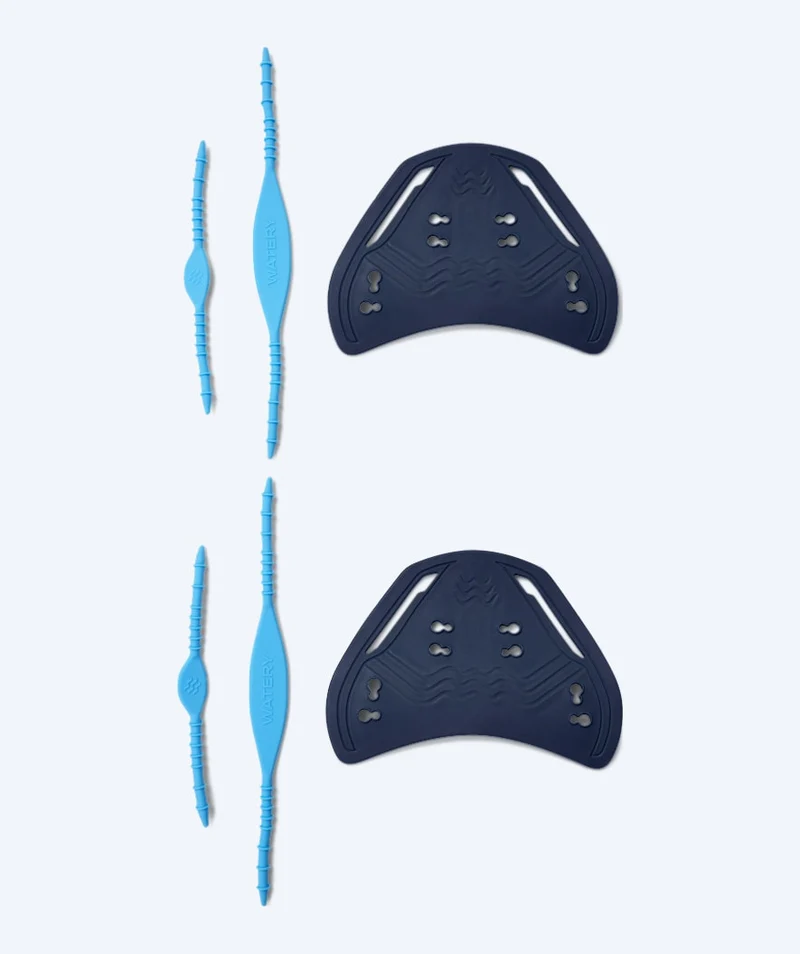 Watery Finger Paddles - Tide - Blau