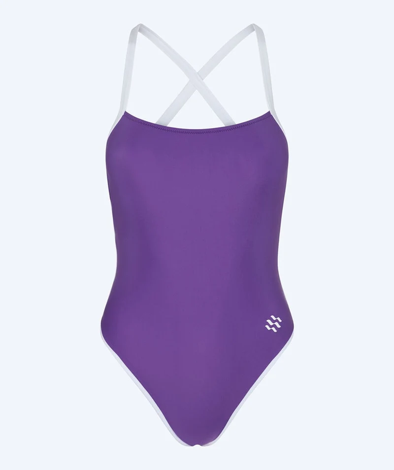 Watery Badeanzug für Damen - Eco Sunkissed Solid - Rubin Purple