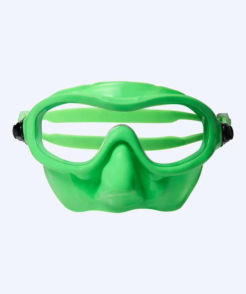 Watery Schwimmmaske für Kinder - Ocean - Grün/Klar