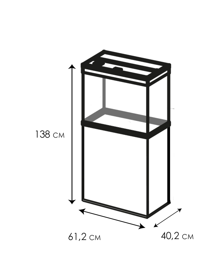 Ciano Emotions Pro 60 108l Aquarium Kombination