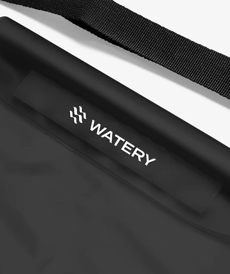 Watery wasserdichter Bum Bag - Talia - Schwarz