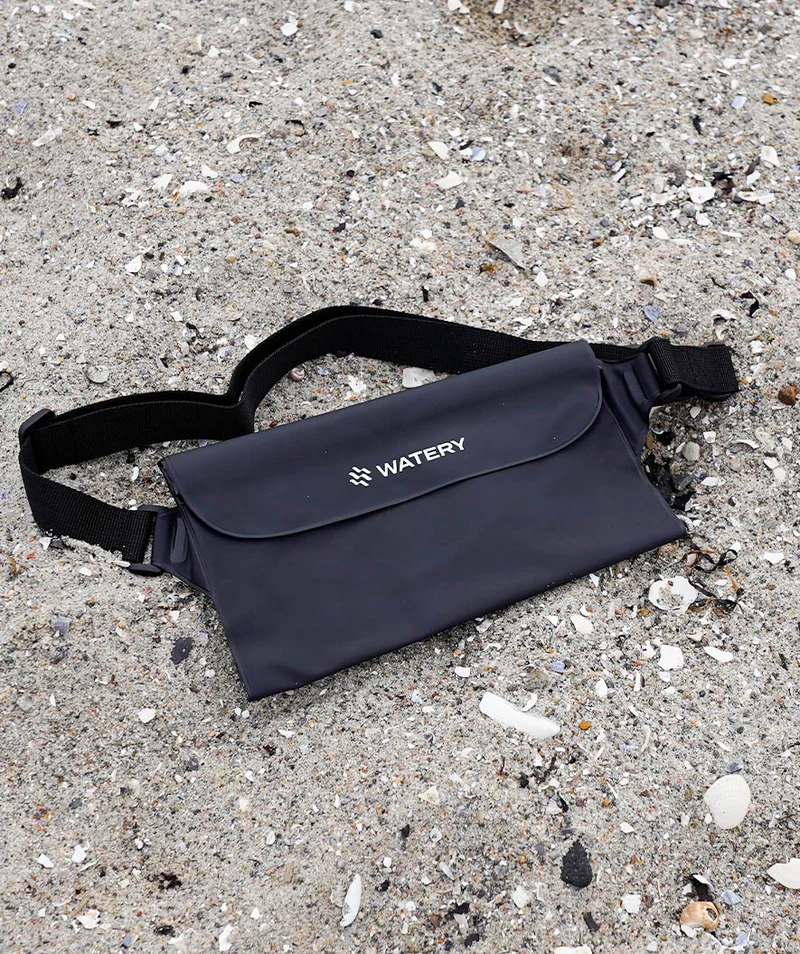 Watery wasserdichter Bum Bag - Talia - Schwarz