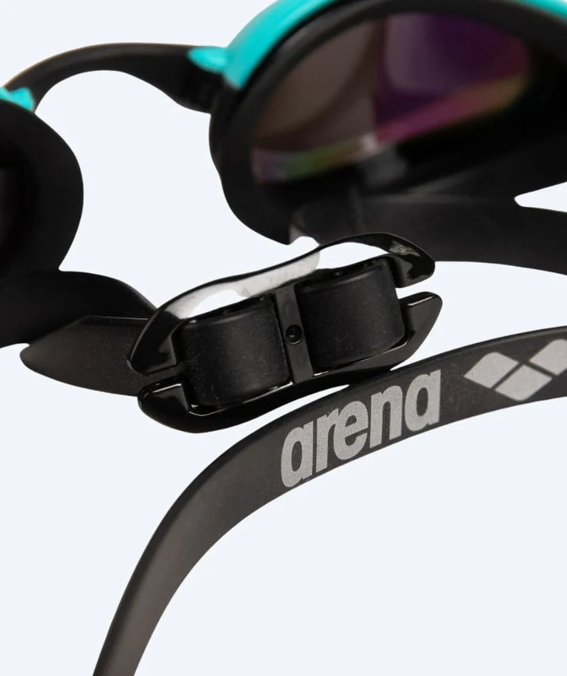 Arena Elite Schwimmbrillen - Cobra Ultra SWIPE Mirror - Hellblau/Gold