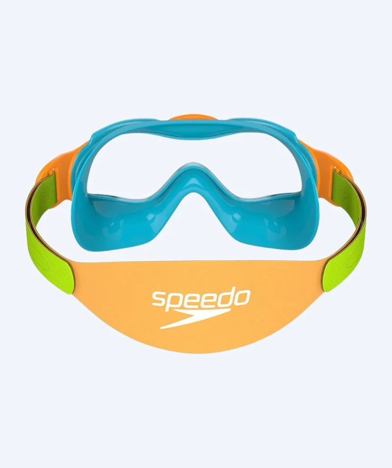Speedo Schwimmmaske für Kinder (2-6) - Biofuse 2.0 - Grün/Orange