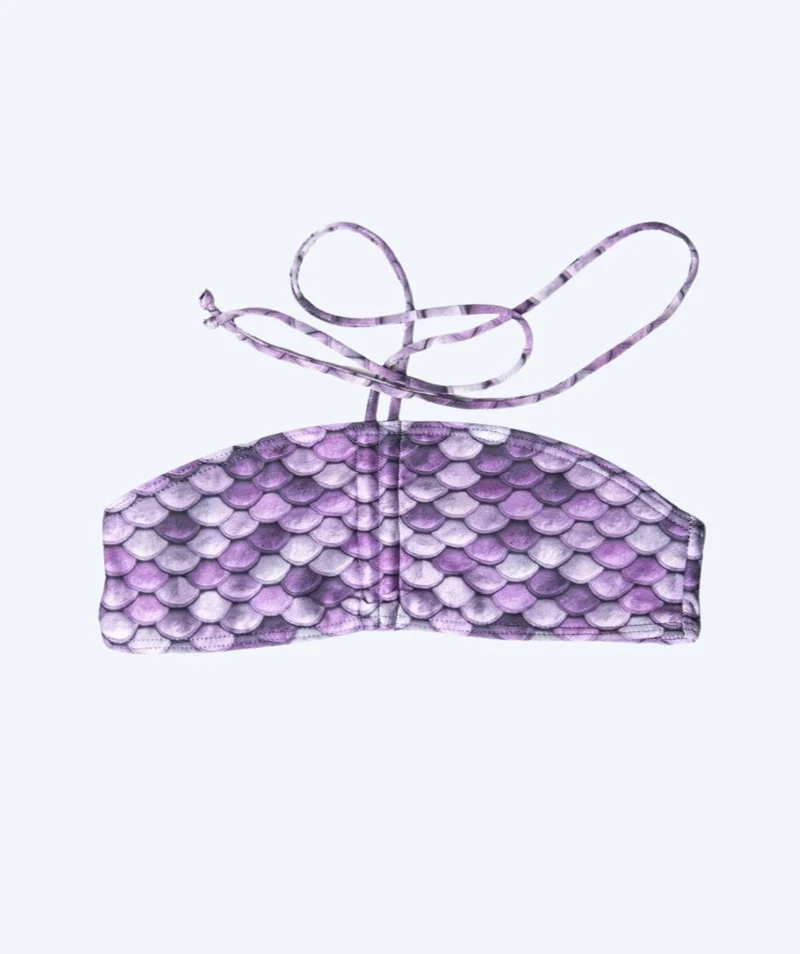 Kuaki Mermaids Meerjungfrau Bikini Top für Mädchen - Lila