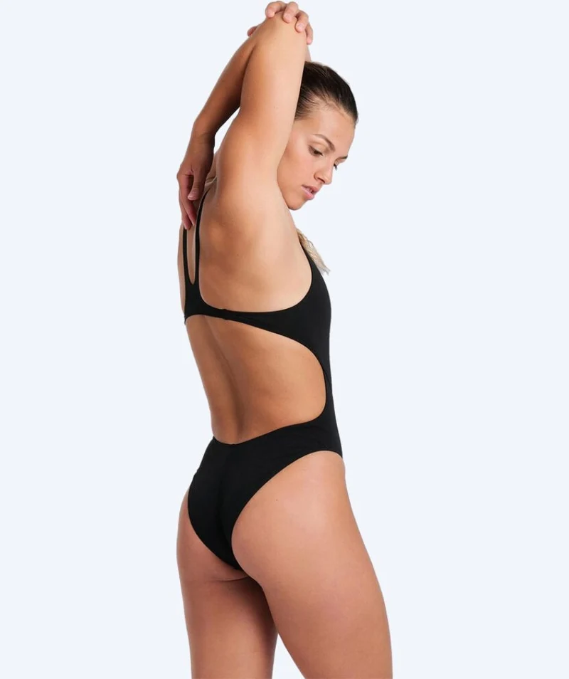 Arena Badeanzug für Damen - Team Swim Tech Solid - Schwarz