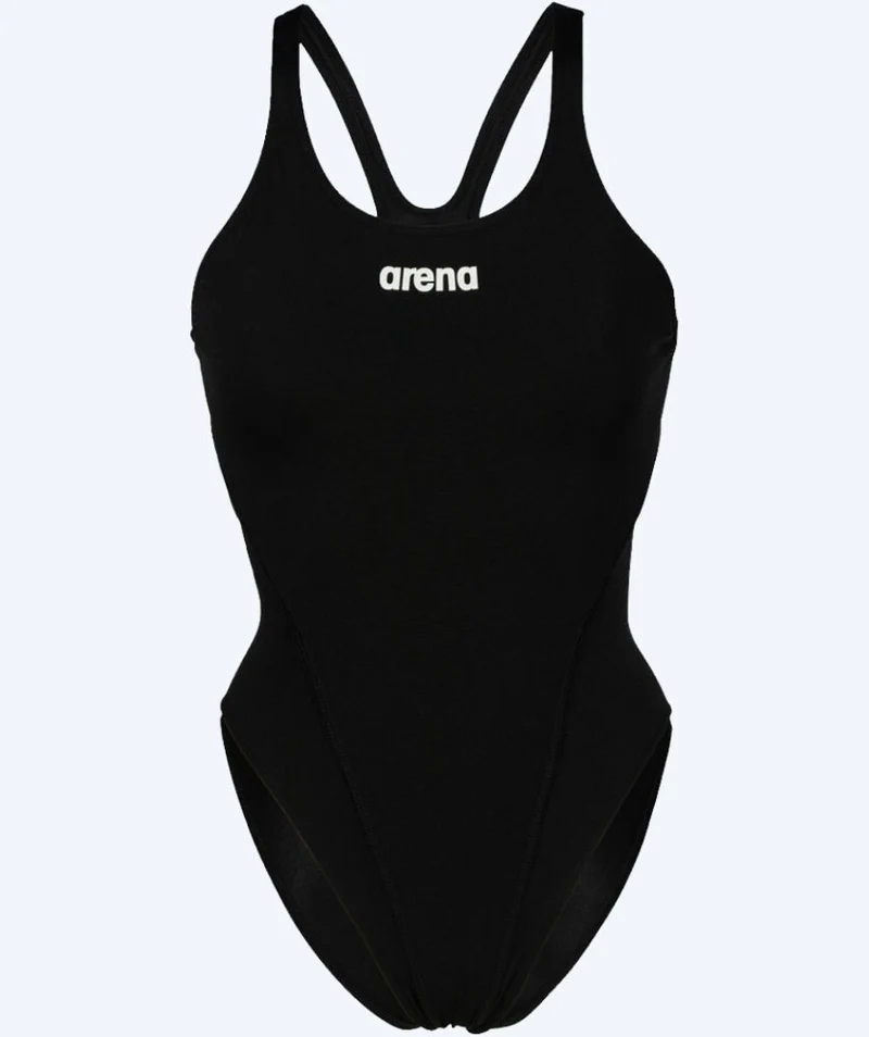 Arena Badeanzug für Damen - Team Swim Tech Solid - Schwarz