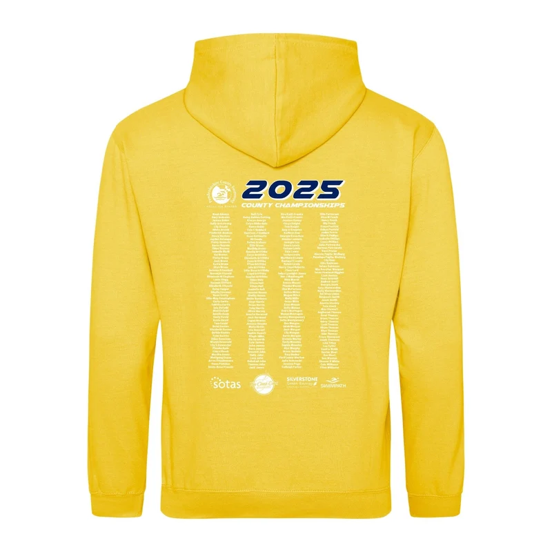 Pembrokeshire County Championships 2025 Hoodie - Sun Yellow