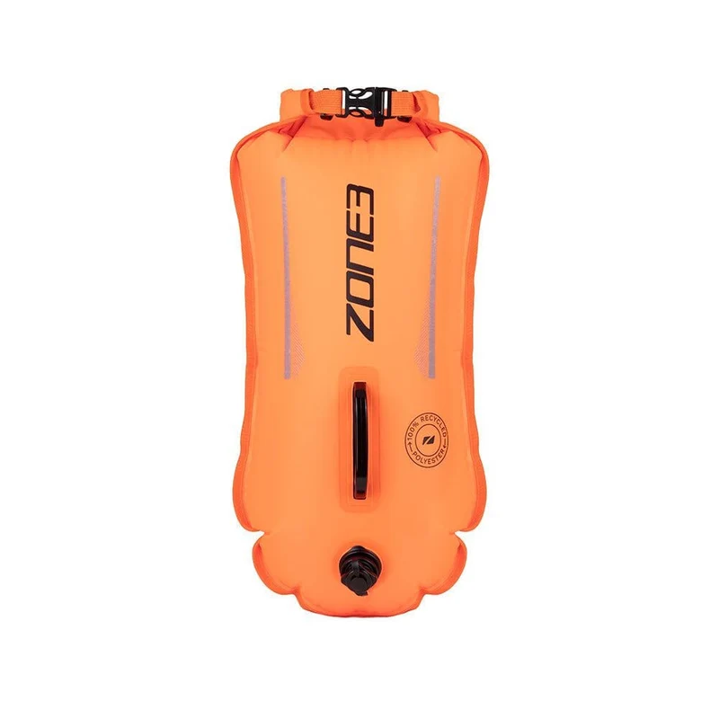 Zone3 Recycled Safety Buoy/Dry Bag 28L - Orange