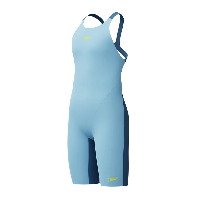 Speedo Endurance+ Max Junior Girls Kneeskin - Sugar Blue/Nite